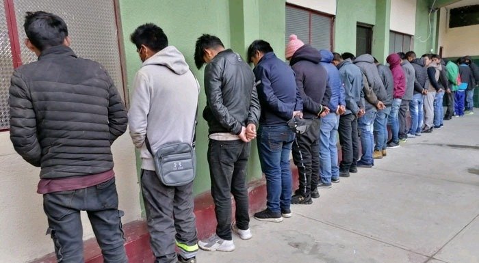 Arresto de delincuentes en El Alto