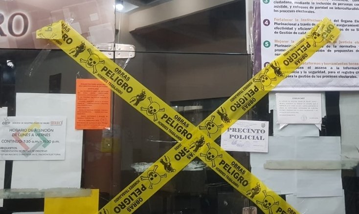 Desprecintado oficinas Gobernación en Oruro