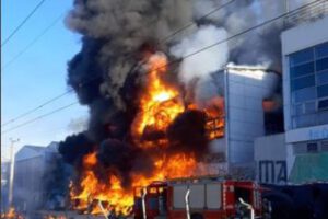 Incendio en cervecería Quilmes en Buenos Aires