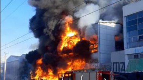 Incendio en cervecería Quilmes en Buenos Aires