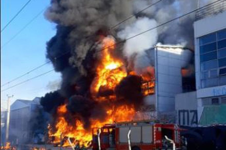 Incendio en cervecería Quilmes en Buenos Aires
