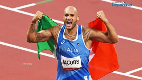 Lamont Marcell Jacobs ganó la medalla de oro en los 100 metros
