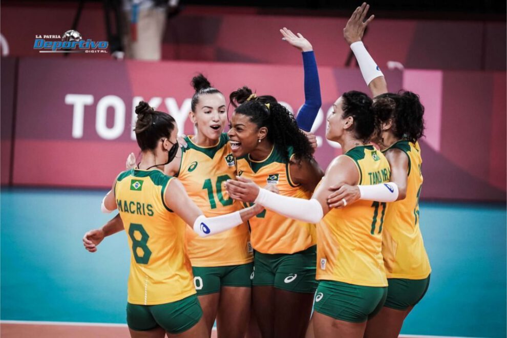 Brasil voleibol femenino avanza a cuartos de final