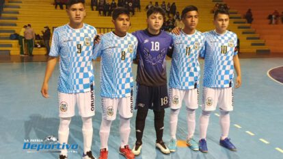 Oruro empate nacional futsal Sub-20