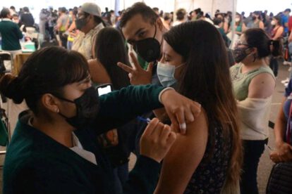 Vacunación contra el Covid-19 en jóvenes de 18 años en la ciudad de México