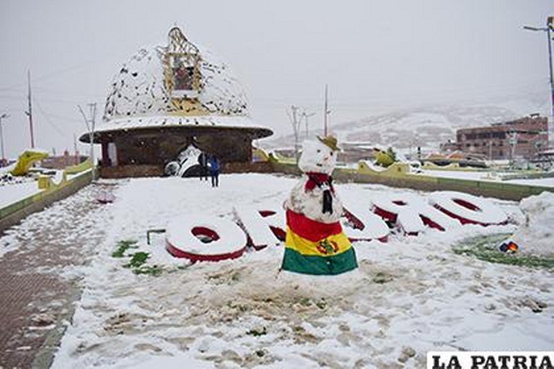 Nevadas en el Occidente del país