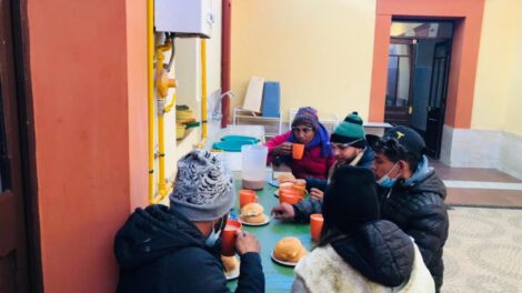 Refugio temporal para migrantes en la Casa Nazaria Ignacia