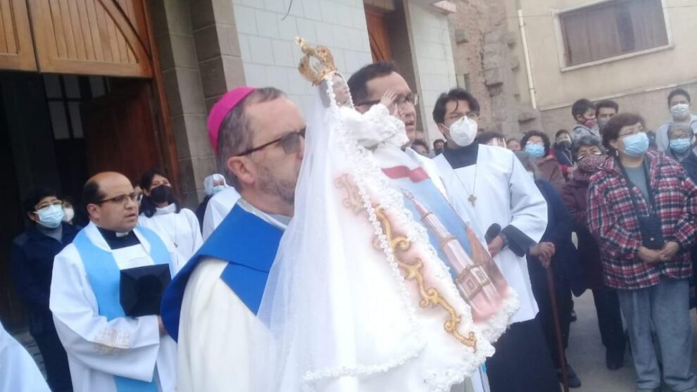 La Virgen de la Asunta bendijo a Oruro