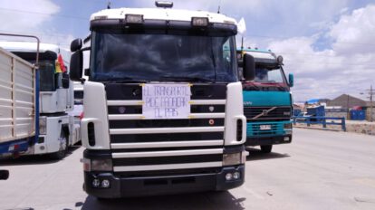 Transporte pesado pide la pacificación del país