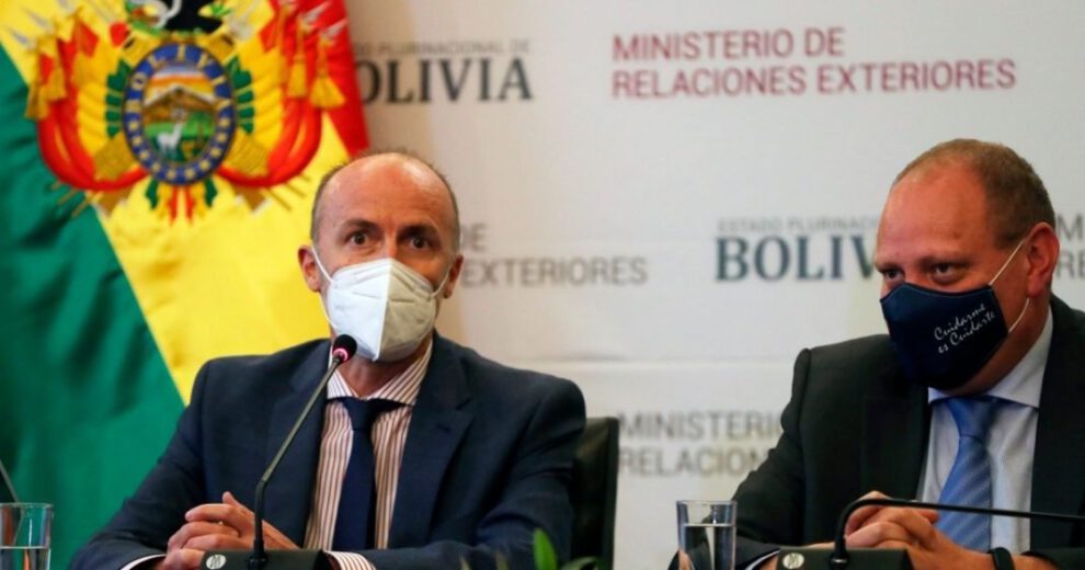 Vacunas AstraZeneca donadas por España a Bolivia