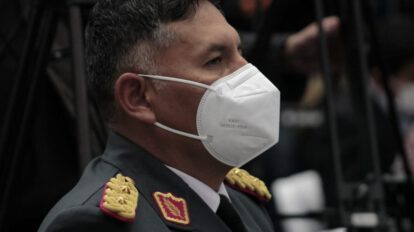 Hugo Arandia Comandante General Accidental del Ejército de Bolivia