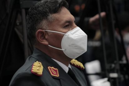Hugo Arandia Comandante General Accidental del Ejército de Bolivia