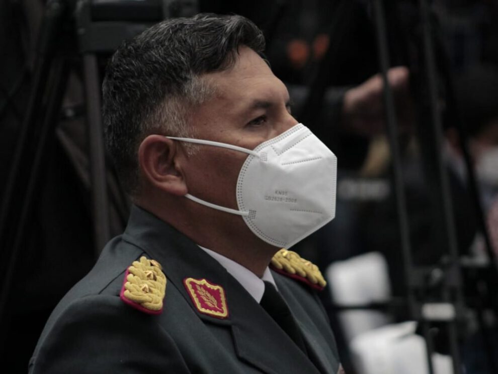 Hugo Arandia Comandante General Accidental del Ejército de Bolivia