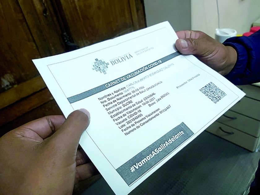Certificados falsos de vacunación contra el Covid-19