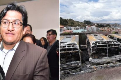 Jesús Vera se presentó a su audiencia cautelar por la quema de los Pumakataris