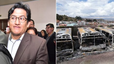 Jesús Vera se presentó a su audiencia cautelar por la quema de los Pumakataris