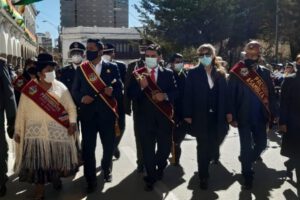 Aniversario patrio en Oruro
