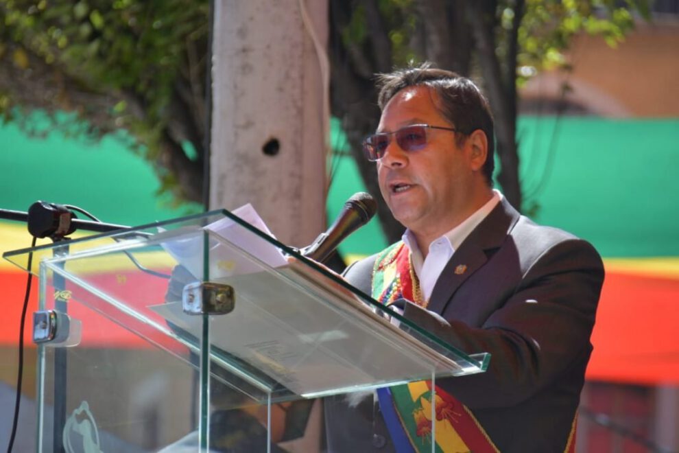 Luis Arce Catacora en discurso sobre golpe de Estado