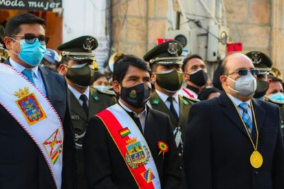 Damián Condori se retira de la Parada Militar