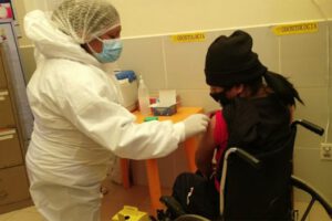 Vacunación Covid-19 personas con discapacidad en El Alto