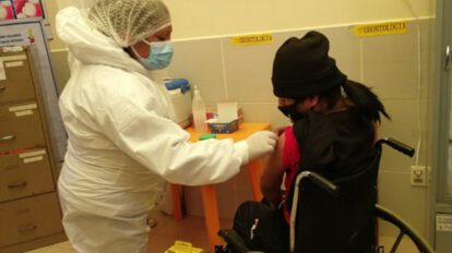 Vacunación Covid-19 personas con discapacidad en El Alto