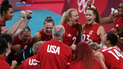 Estados Unidos medalla dorada voleibol femenino