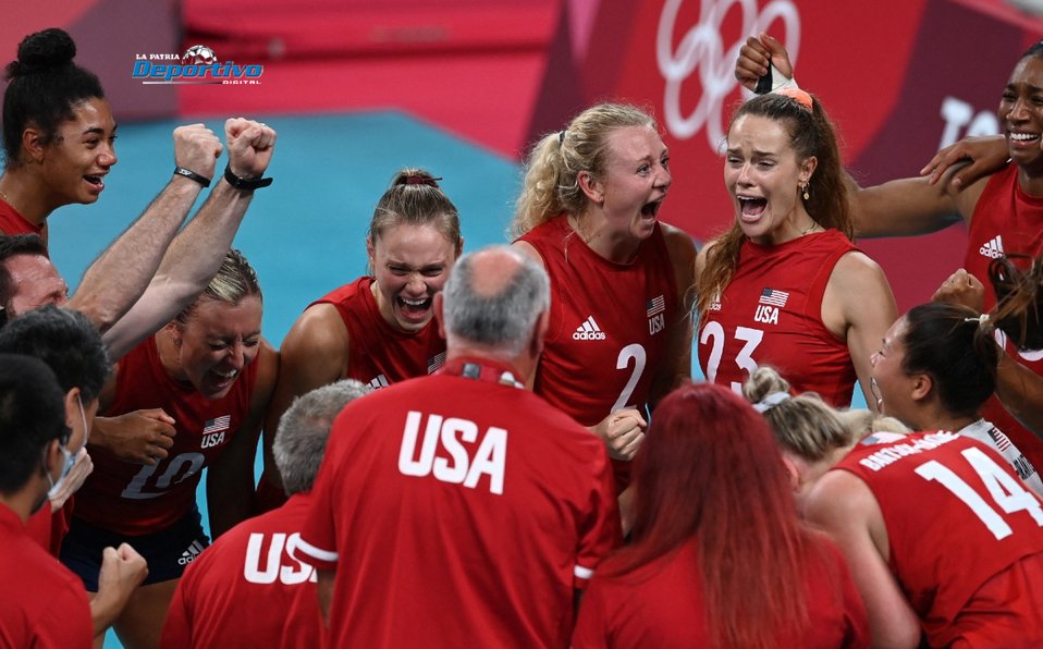 Estados Unidos medalla dorada voleibol femenino