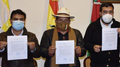 Delimitación interdepartamental entre Oruro y La Paz