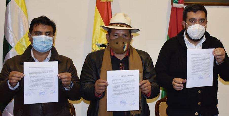 Delimitación interdepartamental entre Oruro y La Paz