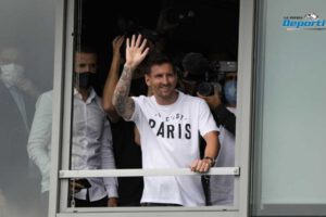 Llegada de Messi a París con el PSG