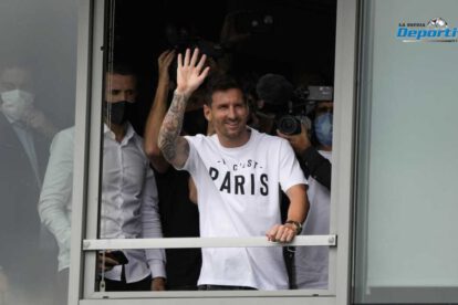 Llegada de Messi a París con el PSG