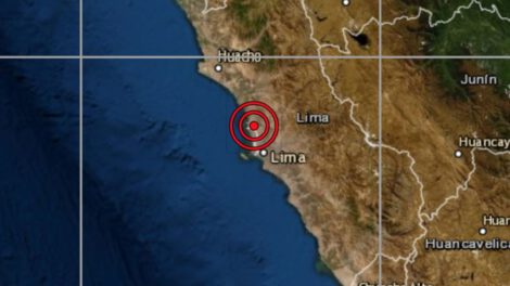 Reporte de sismo en Perú