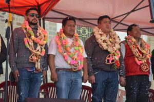 Inauguración de la Feria del Calvario con artesanos orureños