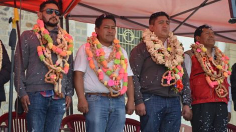 Inauguración de la Feria del Calvario con artesanos orureños