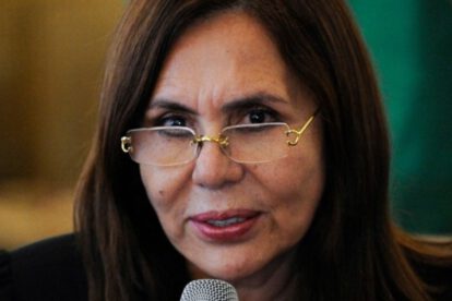 La excanciller Karen Longaric en Alemania
