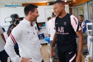 Mbappé y Messi entrenan juntos en el PSG