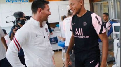 Mbappé y Messi entrenan juntos en el PSG