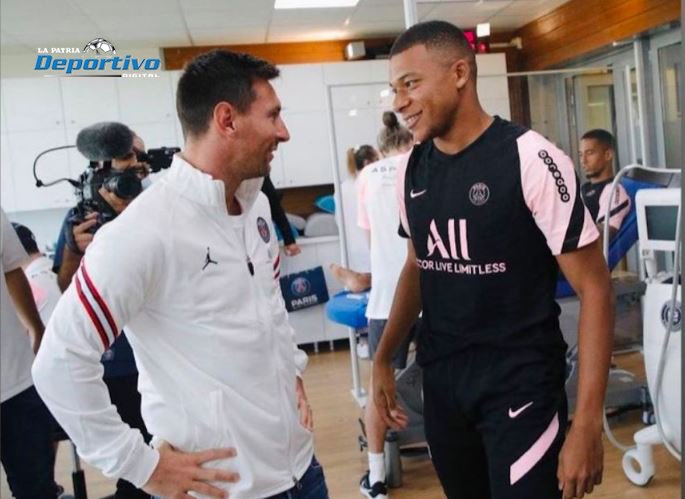 Mbappé y Messi entrenan juntos en el PSG