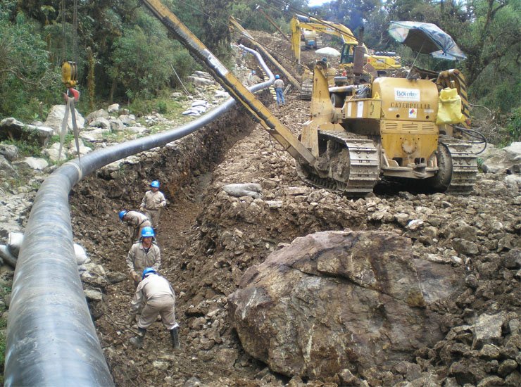 Reparación del Gasoducto Carrasco - Cochabamba