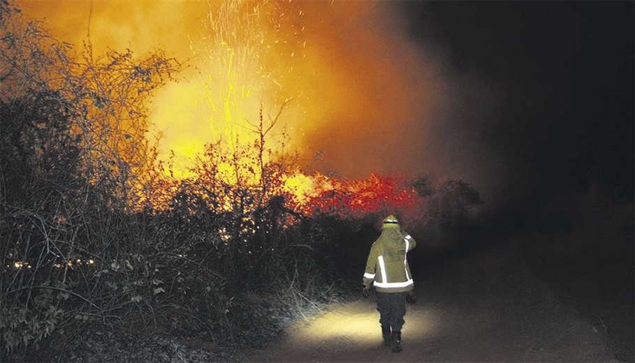 alerta roja incendios forestales en Roboré