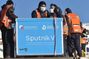 Lote de vacunas Sputnik-V en Bolivia