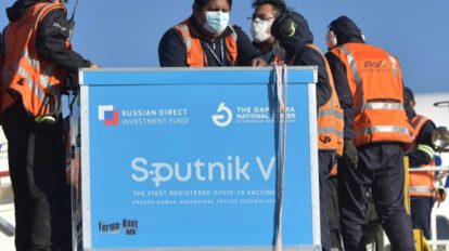 Lote de vacunas Sputnik-V en Bolivia