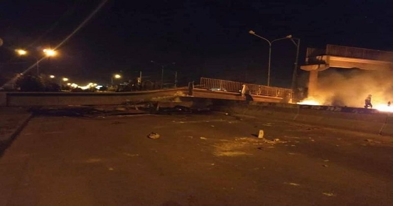 Pérdida por destrozos en El Alto
