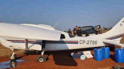 Narcoavioneta boliviana con cargamento de cocaína