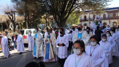 Procesión de la Virgen de la Asunta en Oruro