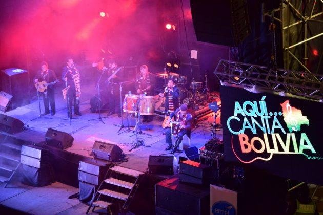 Promoción del Festival Nacional de la Canción en Bolivia