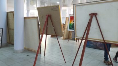 Cuadros del Concurso Nacional de Artes Plásticas