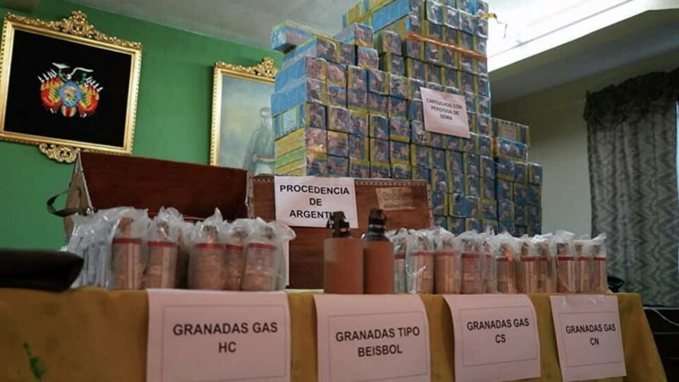 material bélico incriminando al anterior Gobierno argentino