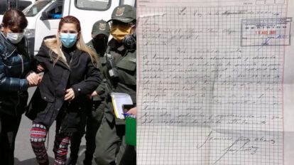 Jeanine Añez solicita visita de Centa Rek y Amparo Carvajal