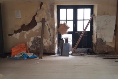 Casa antigua de Correos en riesgo de colapso